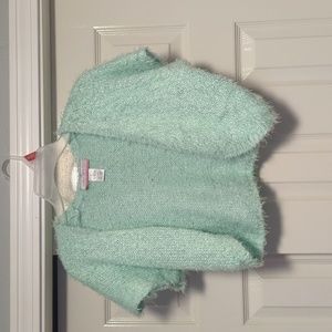 Short Sleeve Short Cardigan/Vest (size L)